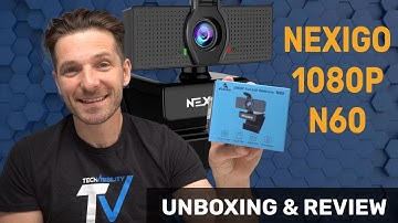 Nexigo N60 1080P Webcam Unboxing - Review - Setup