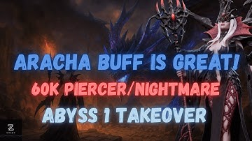 ARACHA is GREAT!! | Abyss 60k Viewer Takeover | Nightmare and Piercer Team | Watcher of Realms