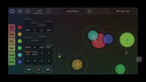 (App) Army of Darkness style, Gestrument Pro , useful for Movie music composition