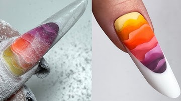 3D French Tip ON MY OWN NAILS 😍 Using Nail Forms