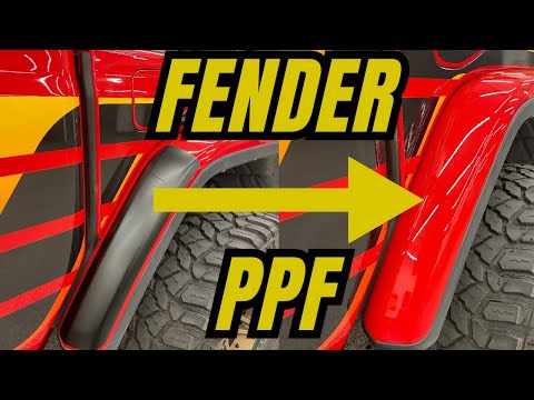 How To Install Your Jeep Gladiator Rear Fender PPF | From Underground Graphics