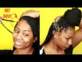 1-Month Box Braid Maintenance | How To Wash Box Braids | Edge Redo/Touch-Up | Ro Edition