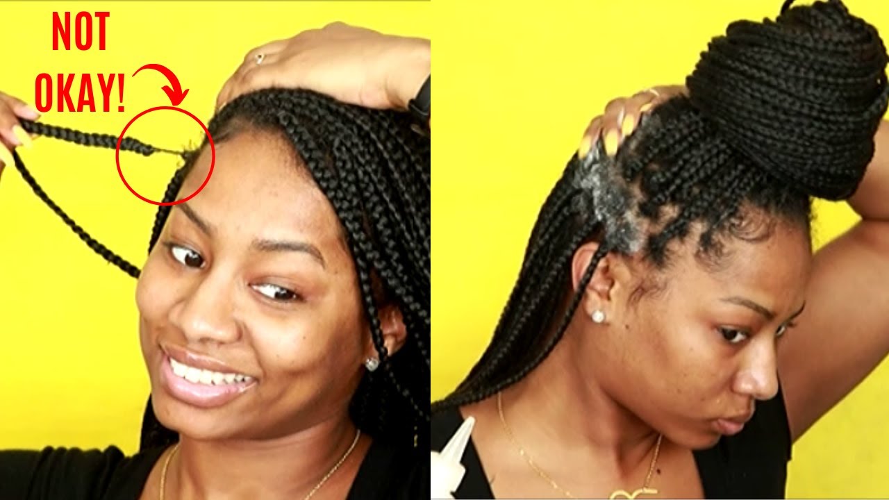 1-Month Box Braid Maintenance, How To Wash Box Braids