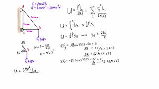 Truss deflection under a single load example problem #1 (virtual work)