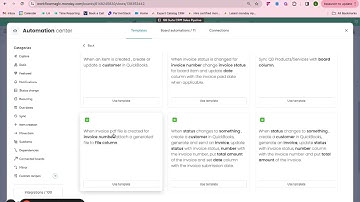 NEW QuickBooks Invoicing Feature on Monday.com! | PDF Invoice Preview