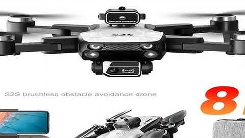 S2S Mini Drone 4k 8K HD Camera Obstacle Avoidance Aerial Photography Brushless Motor Foldable Rc Qua