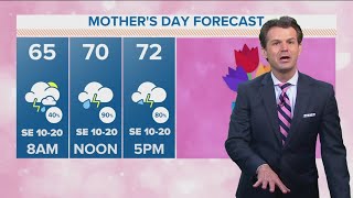 DFW weather: Rain is expected for Mother&#39;s Day Weekend