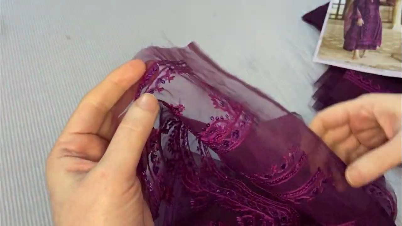 SanaSafinaz The fabric store by Bareeze Cross Stitch 03346911110 YouTube