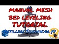 Artillery 3D Sidewinder X1 Manual Mesh Bed Leveling Tutorial