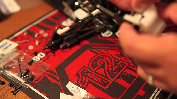 How to Build an X Factory SCX-60 CF RC Car Part 19 Rear Shock Tower