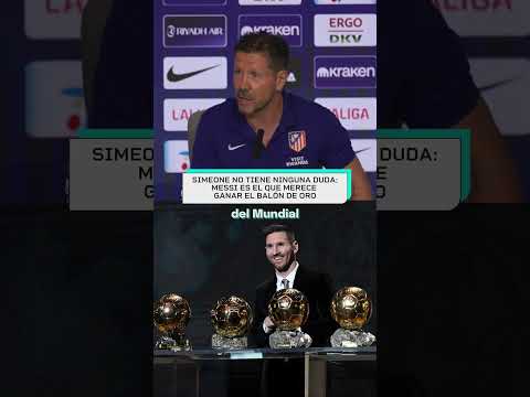 SIMEONE se MOJA SOBRE el PRÓXIMO BALÓN de ORO 👀🏆