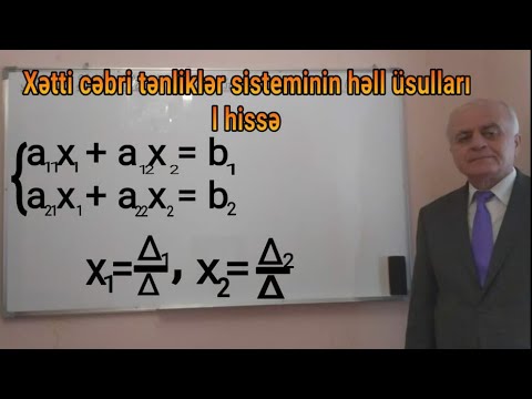 Video: Xətti cəbrdə qrup NƏDİR?