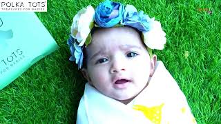 Polka Tots Muslin Swaddle Organic Cotton screenshot 5
