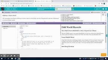 Code.org Lesson 6 Styling with CSS Video 2