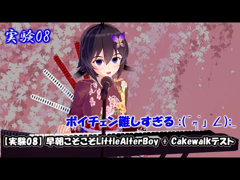 【実験08】早朝こそこそLittleAlterBoy + CakeWalkテスト