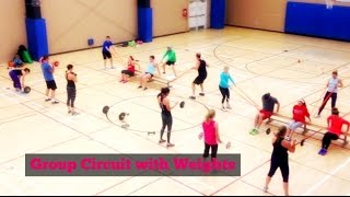 Group Circuit Exercise Ideas - Heavy Weight Drills