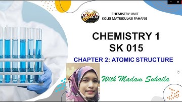 SK015 Tutorial Notes 2.1 Bohr