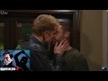 Emmerdale  aaron  robert snog in the pub