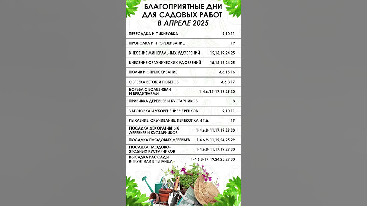 БЛАГОПРИЯТНЫЕ ДНИ ДЛЯ САДОВЫХ РАБОТ В АПРЕЛЕ 2025 | ЛУННЫЙ САДОВЫЙ КАЛЕНДАРЬ