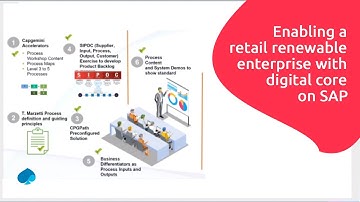 Enabling a retail renewable enterprise with digital core on SAP
