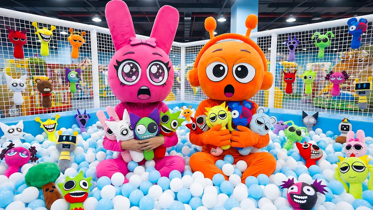 OMG! Pinki & Oren Found a SECRET Sprunki in the Ball Pit 😱