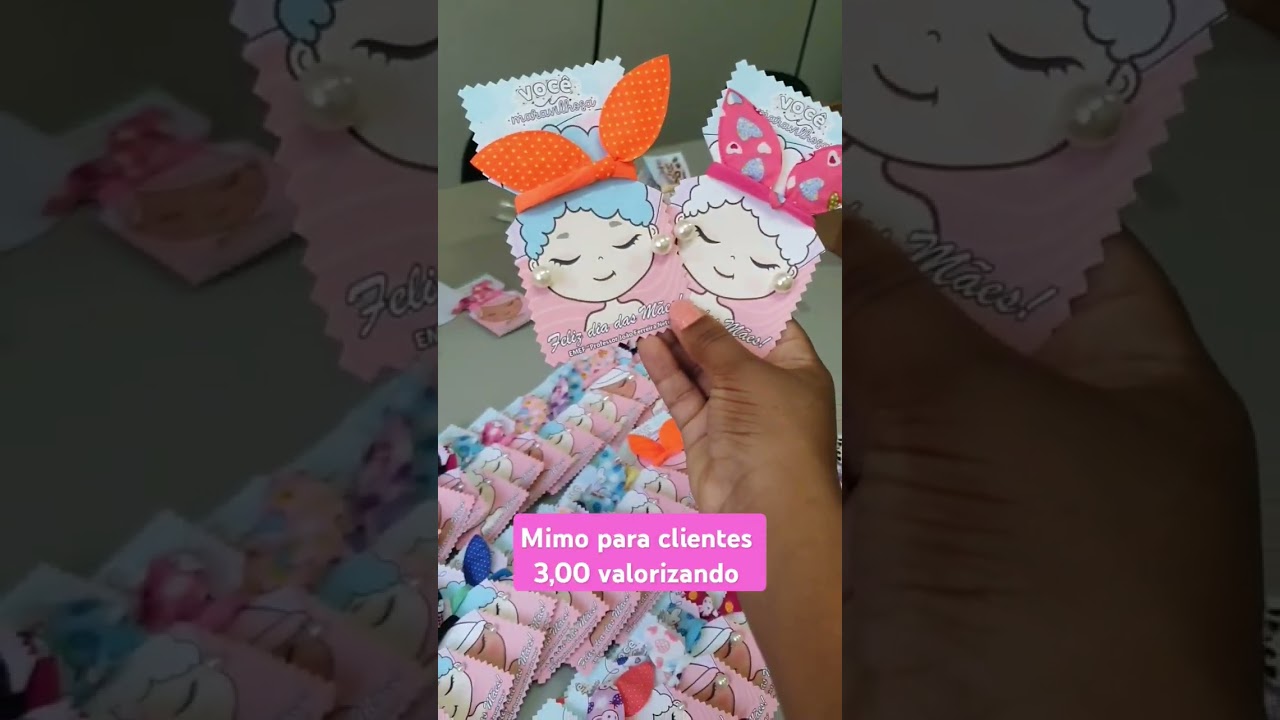 Mimo para clientes ou brinde maus barato xuxa e brinco de pérola