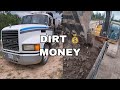 How i make money with my dump truck / overloaded dump truck / buying and selling dirt
