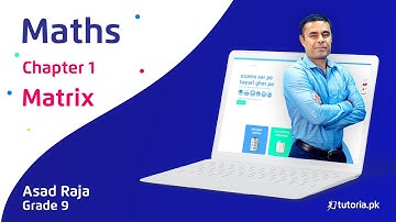 Maths Class 9 Chapter 1 | Matrices and Determinants | Federal Punjab Sindh | tutoria.pk