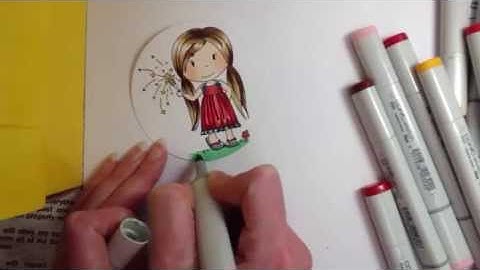 Copic coloring tutorial - real time (Part 4)