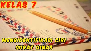 TEKS SURAT KD MENGIDENTIFIKASI CIRI SURAT DINAS