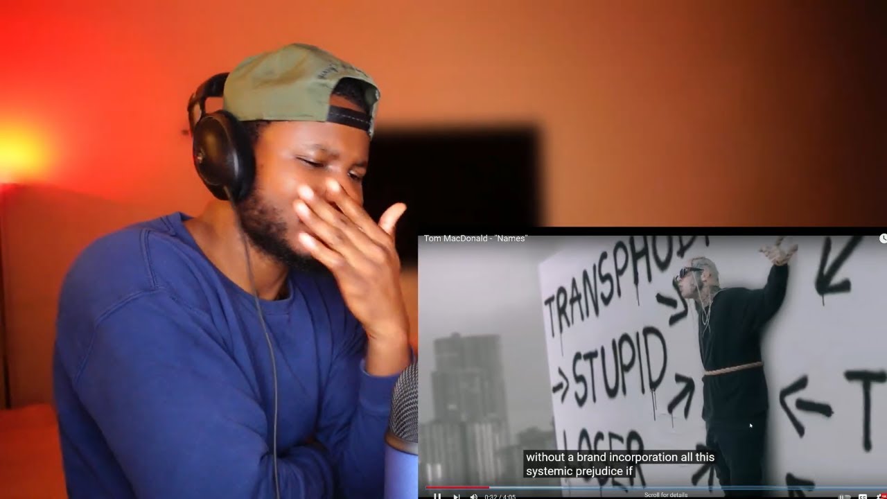 FIRST TIME HEARING TOM MACDONALD NAMES REACTION