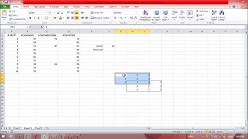 การบวกข้อมูลแบบ Union กับ Intersect ใน Excel