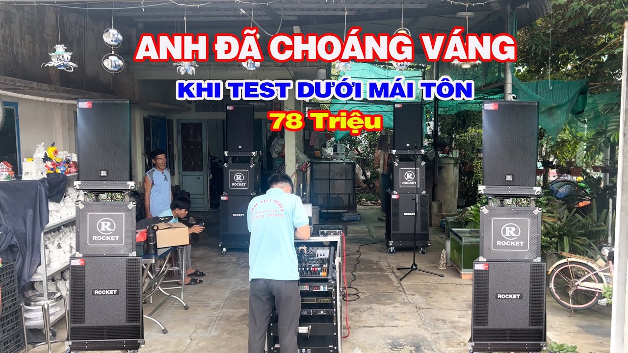 Choáng váng khi Test dàn 78tr Rung mái tôn | Nhỏ mà có võ tại Cần Đước ...