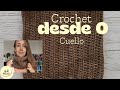 Cuello Crochet - tutorial unisex fácil paso a paso - Crochet desde 0 - Clase 5