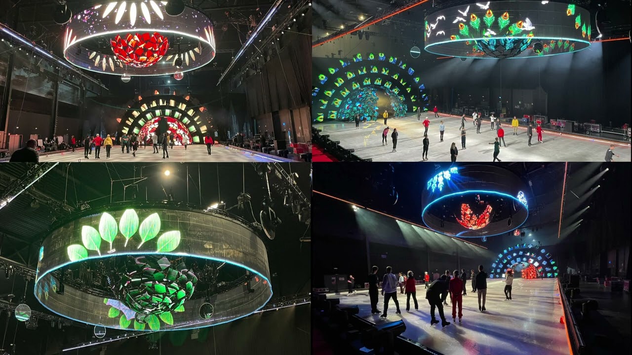 Artistic LED Display Model Crytal Transparent Soft Double Side