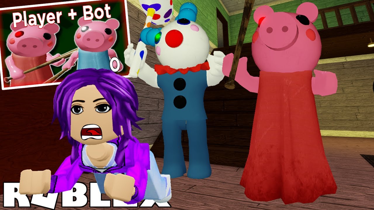 Piggy Player Bot Only Challenge Difficult Roblox Youtube - tad the merchant roblox piggy