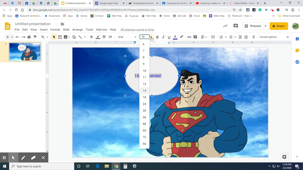 how to make a speech bubble in google docs