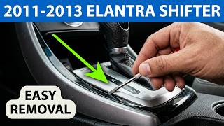 How To Remove 2011-2013 Hyundai Elantra Shifter. 2011 2016 Hyundai Elantra Shifter Manual Release
