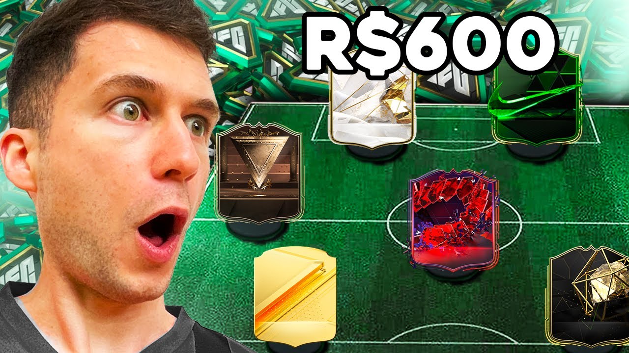 O QUE VOCÊ MONTA COM R$600 NO EA FC? GASTEI 14K DE FC POINTS EM UMA CONTA NOVA!
