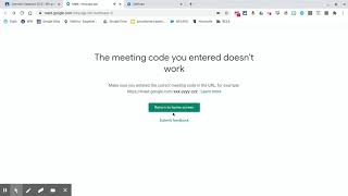 Camera and microphone problems in Google Meet: Aug 23, 2020 7:30 PM