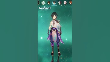 原神 Genshin Impact: Xiao idle animations