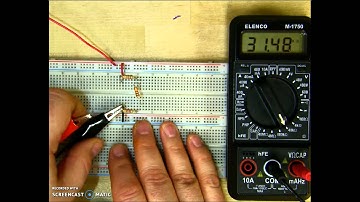 Measuring a 2 resitor Series circuit