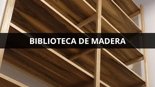 Biblioteca en madera de Peteribi