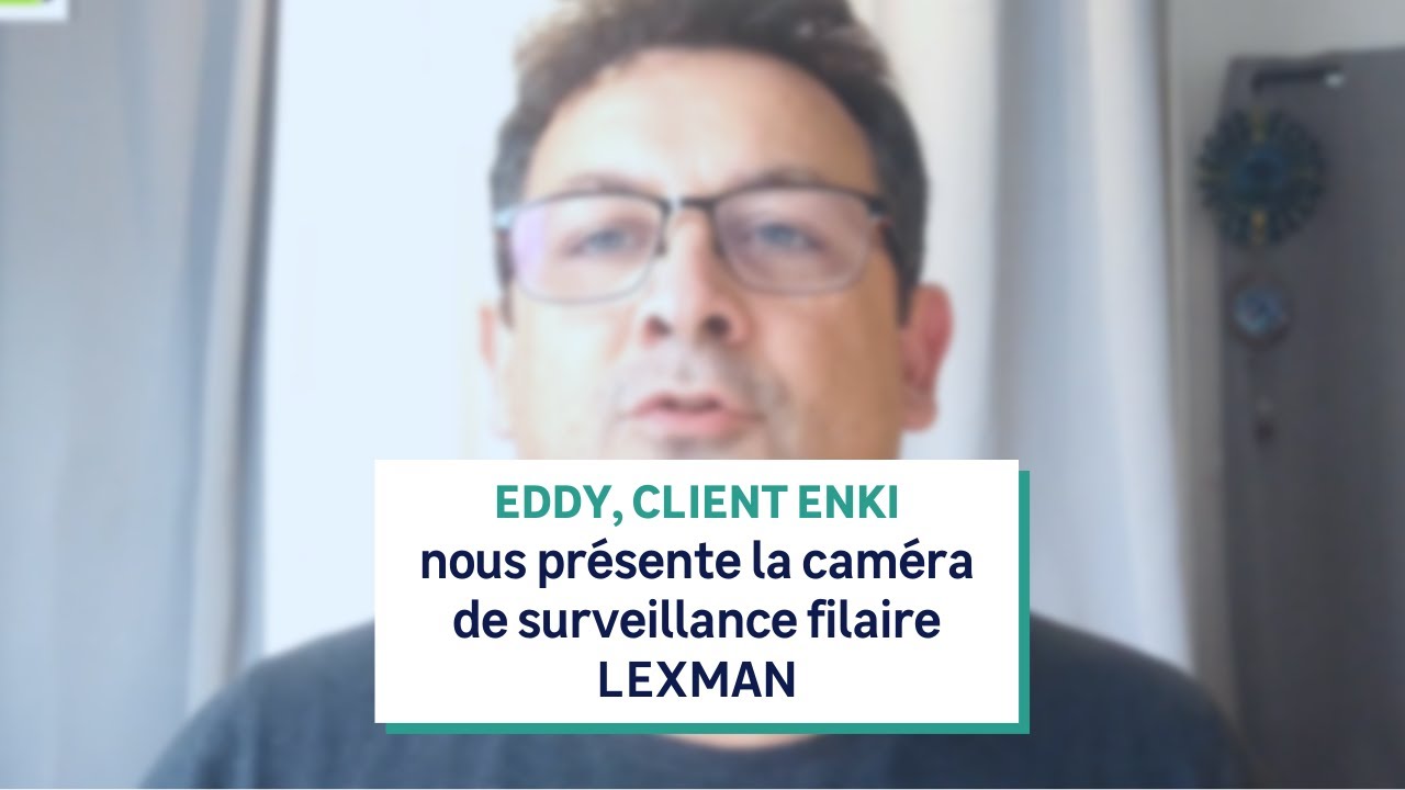 Caméra de surveillance intérieure motorisée filaire connectée, LEXMAN