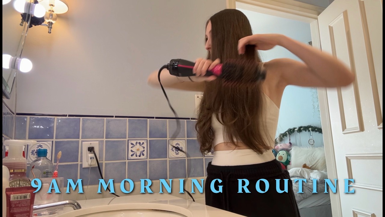 Моя утренняя рутина в 9 утра | Микаэла Хьюз