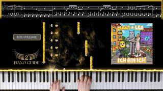 DIKKA, LEA - ICH BIN ICH _ Piano Tutorial | Intermediate