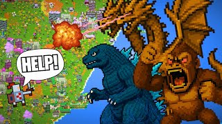 Can a Civilization SURVIVE KAIJUS in WorldBox?