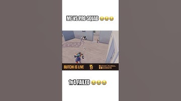 Me vs pro squad 1v4 failed 😭😭😭 #bgmi #pubg #ytshort #pubgshorts #bgmishorts