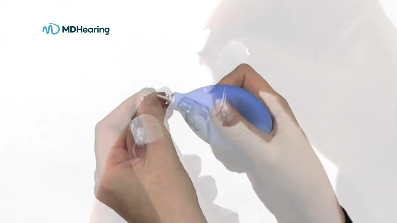 How to use a Tubing Blower with your hearing aid YouTube