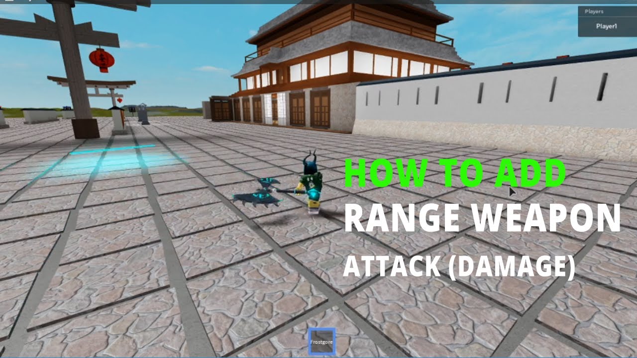 How To Add A Weapon Damage Script For Roblox Studio Game 2020 Range Attack Damage Youtube - how to change an enemy's damage in roblox studio